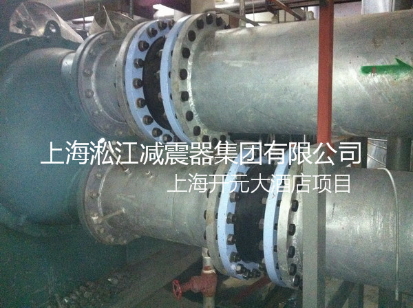 「2015」发往上海松江开元大酒店橡胶补偿接头、ZTA型弹簧减震器使用现场