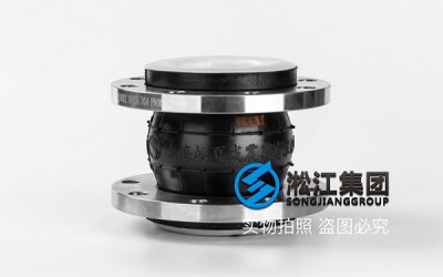 耐强腐蚀"DN100内衬四氟不锈钢伸缩节"